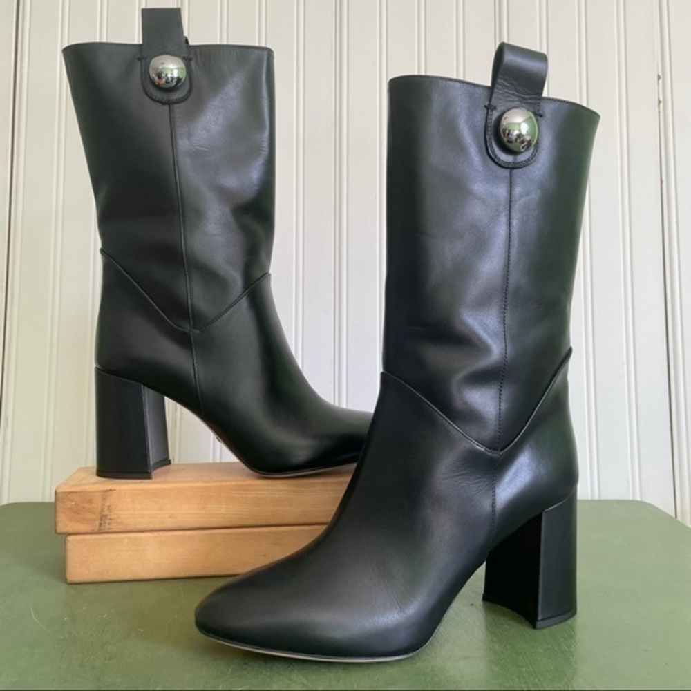 Sebastian Milano NWT Pull On Chunk Heel Boots